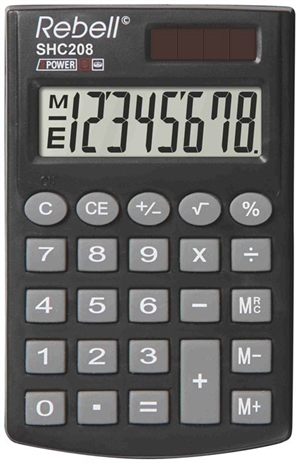 Rebell kapesní kalkulačka HC208